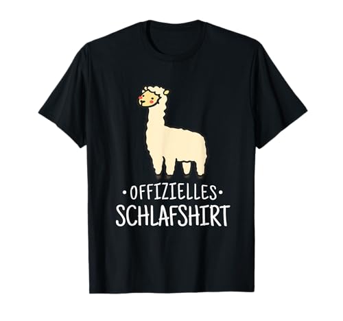 Offizielles Schlafshirt Lama Kissen Alpaca Schlafshirt T-Shirt Offizielles Schlafshirt Lama Kissen Alpaca Schlafshirt T-Shirt von Offizielles Schlafshirt Kollektion Geschenkidee