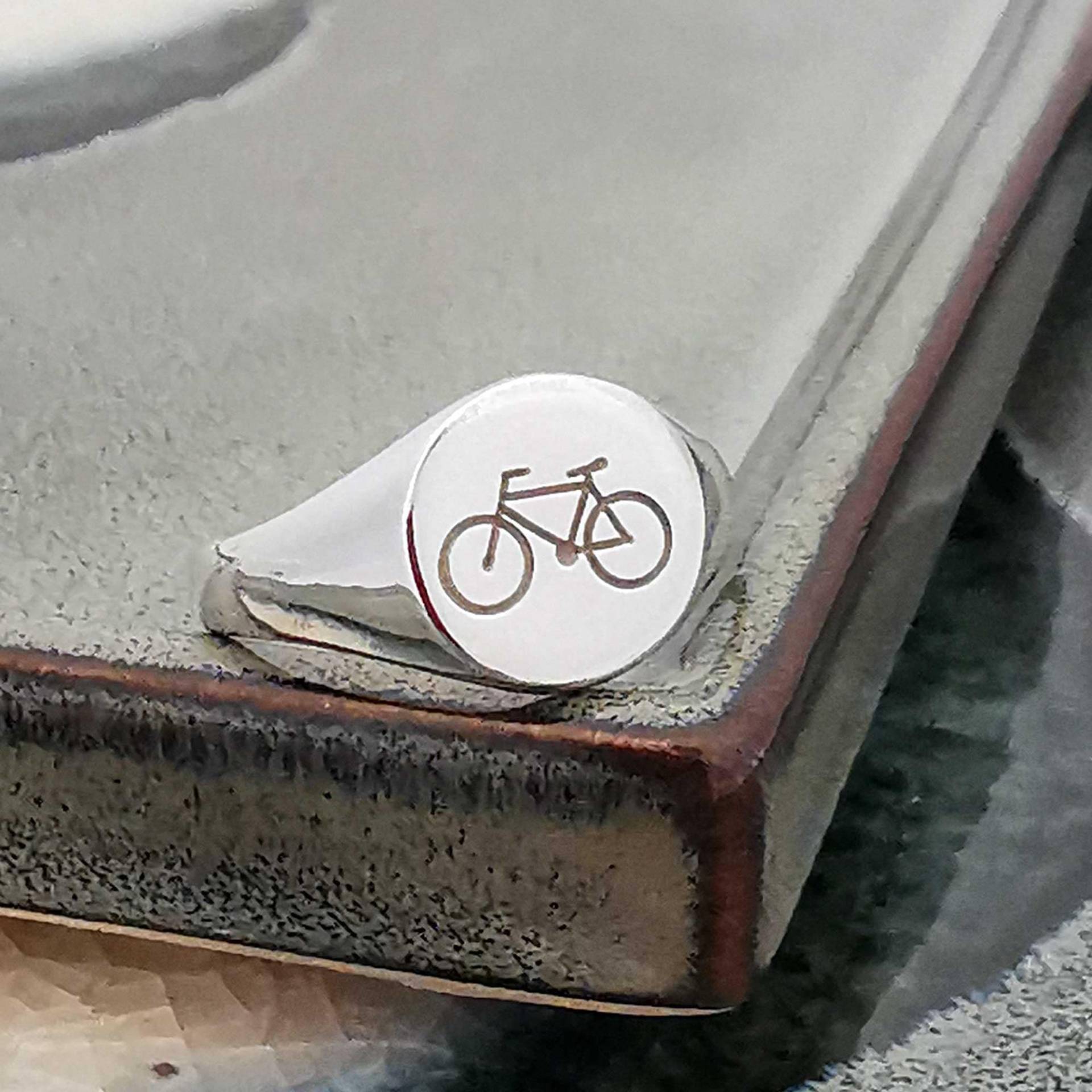 Fahrrad Symbol Massiv Silber Siegelring - Herren Ring Pinky Für Radfahrer Herrenring Biker Geschenk Radsportfan Silberring Fahrrad Symbol Massiv Silber Siegelring - Herren Ring Pinky Für Radfahrer Herrenring Biker Geschenk Radsportfan Silberring von Offthemapjewellery