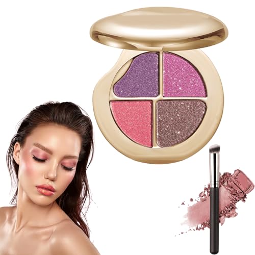 Glow Wardrobe Eye & Cheek Palette – Eyeshadow and Highlighter Makeup, Silky Smooth Formula, Hypoallergenic, Blends Easily Without Irritation, All-Day Wear (06#) von Oforest
