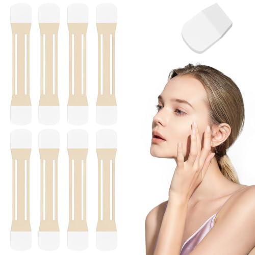 Onconsumer Face Neck Lifting Tape, Instant Lifting & Firming Invisible Neck Tape, Necks Each Box Contains with 4 Elastic Bands and 20 Replacement Patch for Necks Face Jaw (8PCS) von Oforest