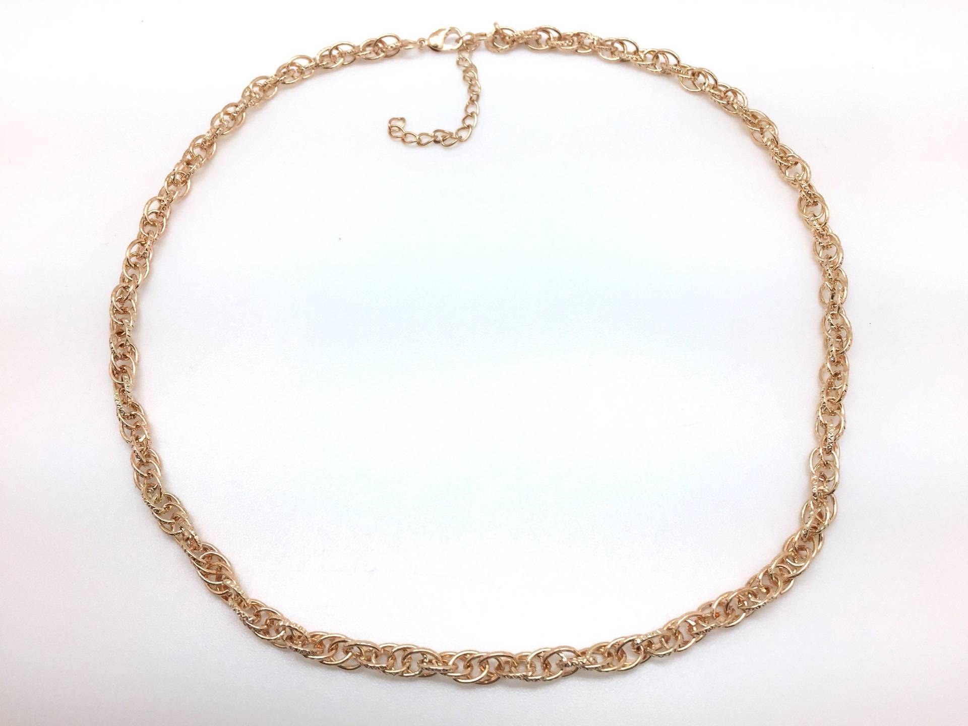 Lot Von 10 Doppelt Verbunden Gold-Finish Unedlen Metallen 19-Zoll-Ketten Mit Karabinerverschluss Und 2, 5-Zoll-Extender von OfraJewels