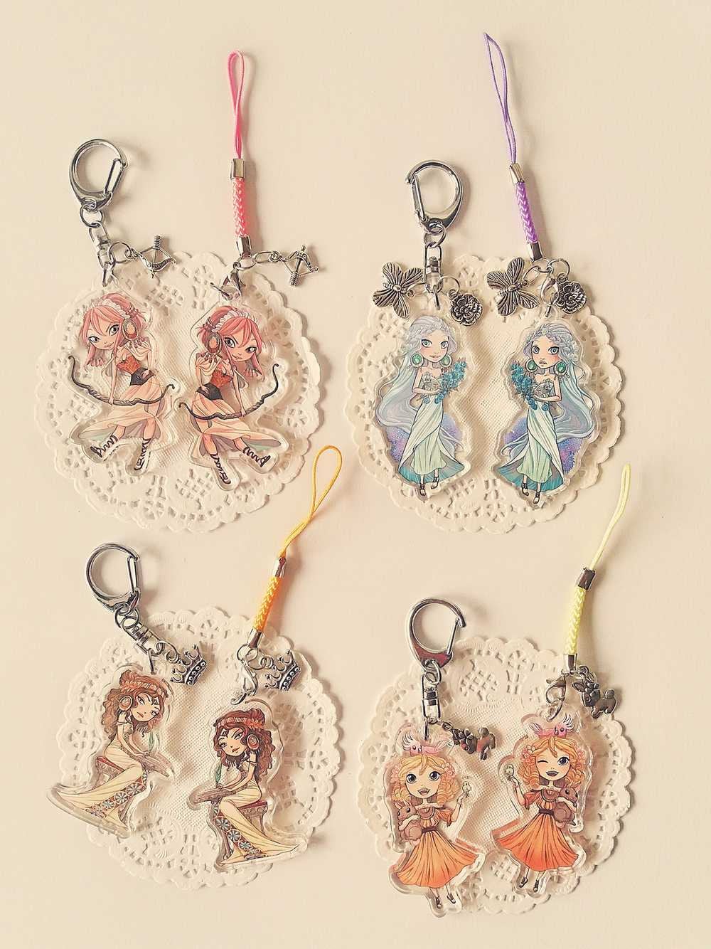 Nilihue' Keichains | Argento/Ambra/Perla/Quarzo/Oro&argento Nilihue' Keichains | Argento/Ambra/Perla/Quarzo/Oro&argento von Ofride