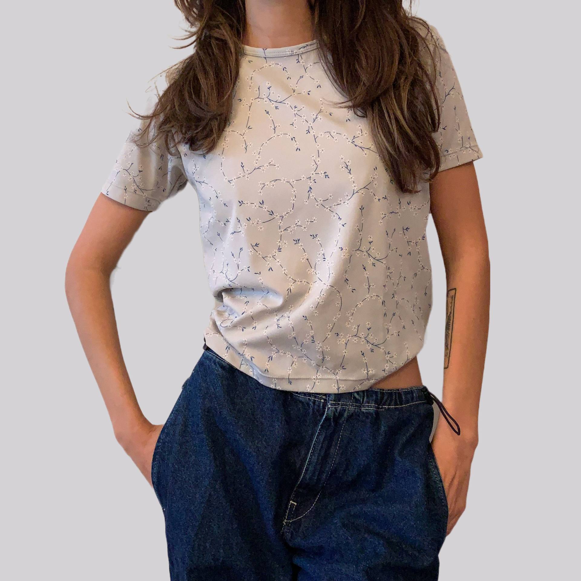 Vintage 90Er T-Shirt Geblümt Vintage 90Er T-Shirt Geblümt von OftimespastvintageAT