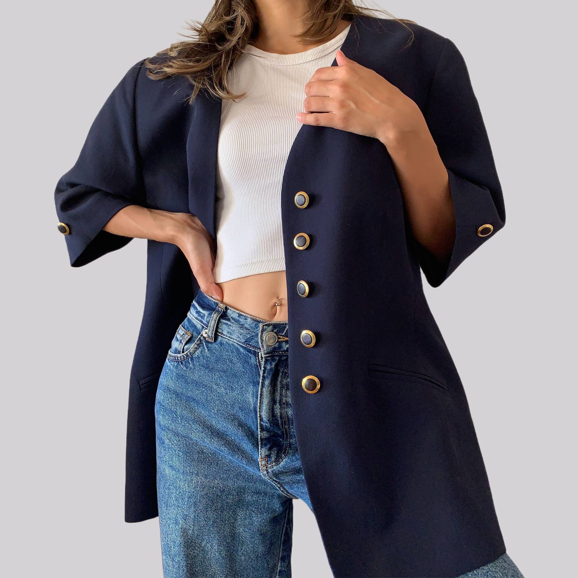 Vintage Eleganter Kurzarm Blazer L Vintage Eleganter Kurzarm Blazer L von OftimespastvintageAT