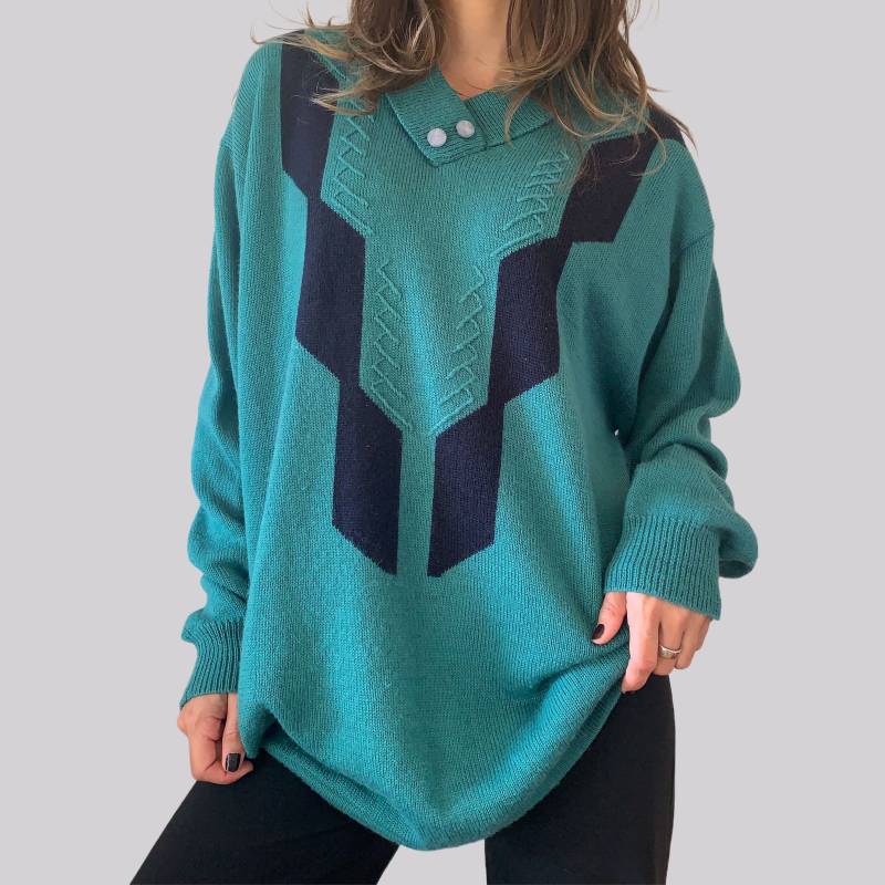 Vintage Retro Strickpullover von OftimespastvintageAT