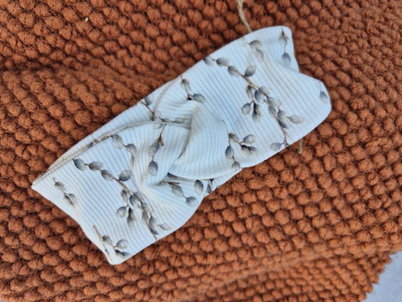 stirnband Knoten Weidenkätzchenzweige Kinder Und Baby von Ognahtis