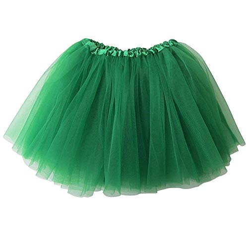 Ogquaton Kinder Bubble Puffy Tutu Kurzer Rock Dance Rock Plissee Gaze Rock Ballett Kleid Kleidung Kostüm Grün Hohe Qualität von Ogquaton