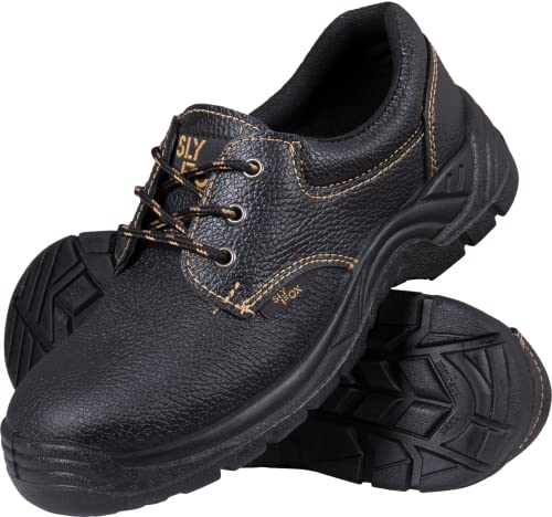 Ogrifox OX-SLX-P-OB Arbeitsschuhe Herren, Damen | Sicherheitsschuhe | Safety Shoes | ISO EN20347 | Schwarz-Gold | Größe 41 von Ogrifox