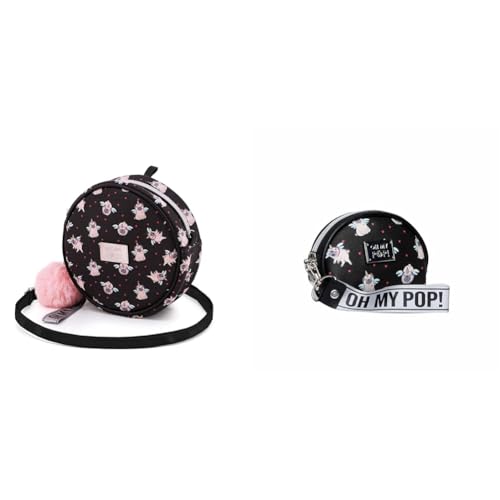 OMP! Pug - Runde Schultertasche + Oval Geldbörse von Oh My Pop!