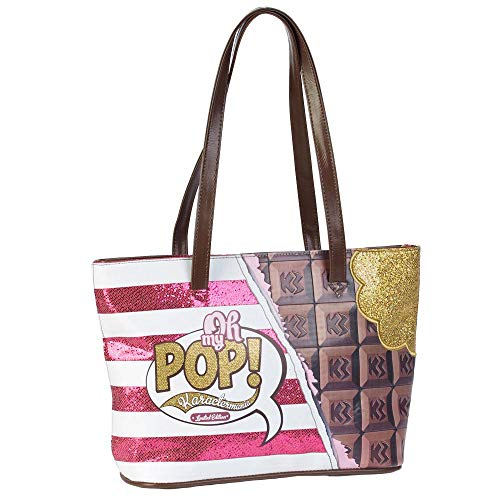 Oh My Pop! Chocolat-Tote Tragetasche, Rosa von Oh My Pop!