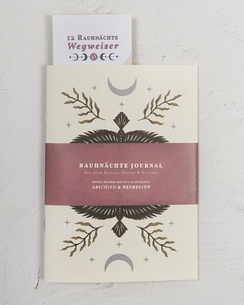 Oh Shanti Rauhnächte Journal inkl. Wegweiser Lesezeichen mit Reflexionsfragen von Oh Shanti