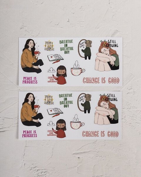 Oh Shanti Stickerbogen (2er Set) von Oh Shanti