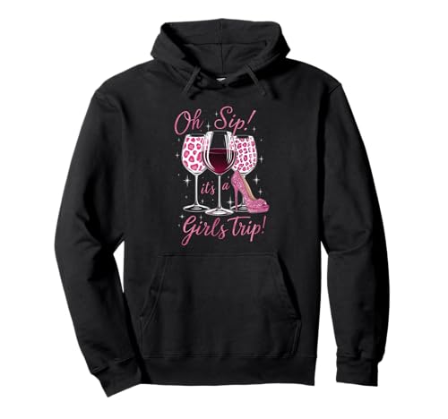 Lustiger Oh Sip It's A Girls Trip Wine Pullover Hoodie Lustiger Oh Sip It's A Girls Trip Wine Pullover Hoodie von Oh Sip Girls Trip Fun Wine Party Apparel