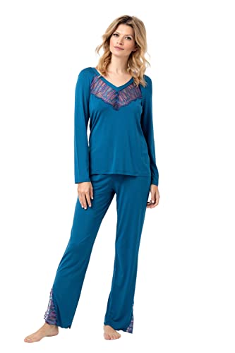 Oh!Zuza Damen 3736 Pajama Set, Deep Sea Blue, L EU von Oh!Zuza