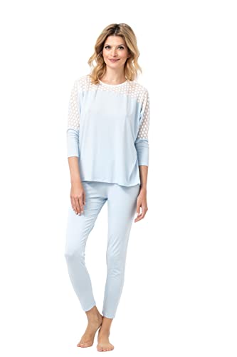 Oh!Zuza Damen 3740 Pajama Set, Light Blue, M EU von Oh!Zuza