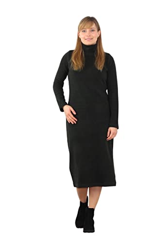 Oh!Zuza Damen Langes Bleistiftkleid Mit Halb Rollkragen, Wadenlänge Dress, Grün, XL EU von Oh!Zuza