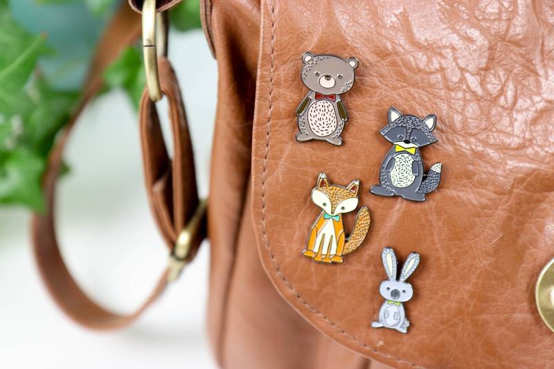 Autumn Critter Enamel Pins Komplette Kollektion - Anstecknadeln Autumn Critter Enamel Pins Komplette Kollektion - Anstecknadeln von OhHelloPaperandGifts
