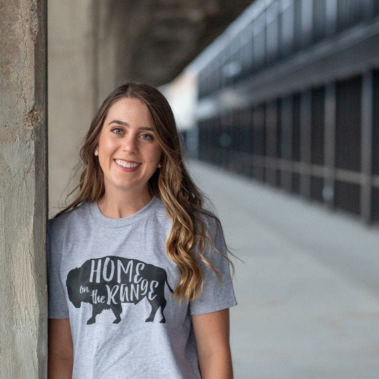 Home On The Range Country Buffalo Bison Shirt von OhHeyThreads