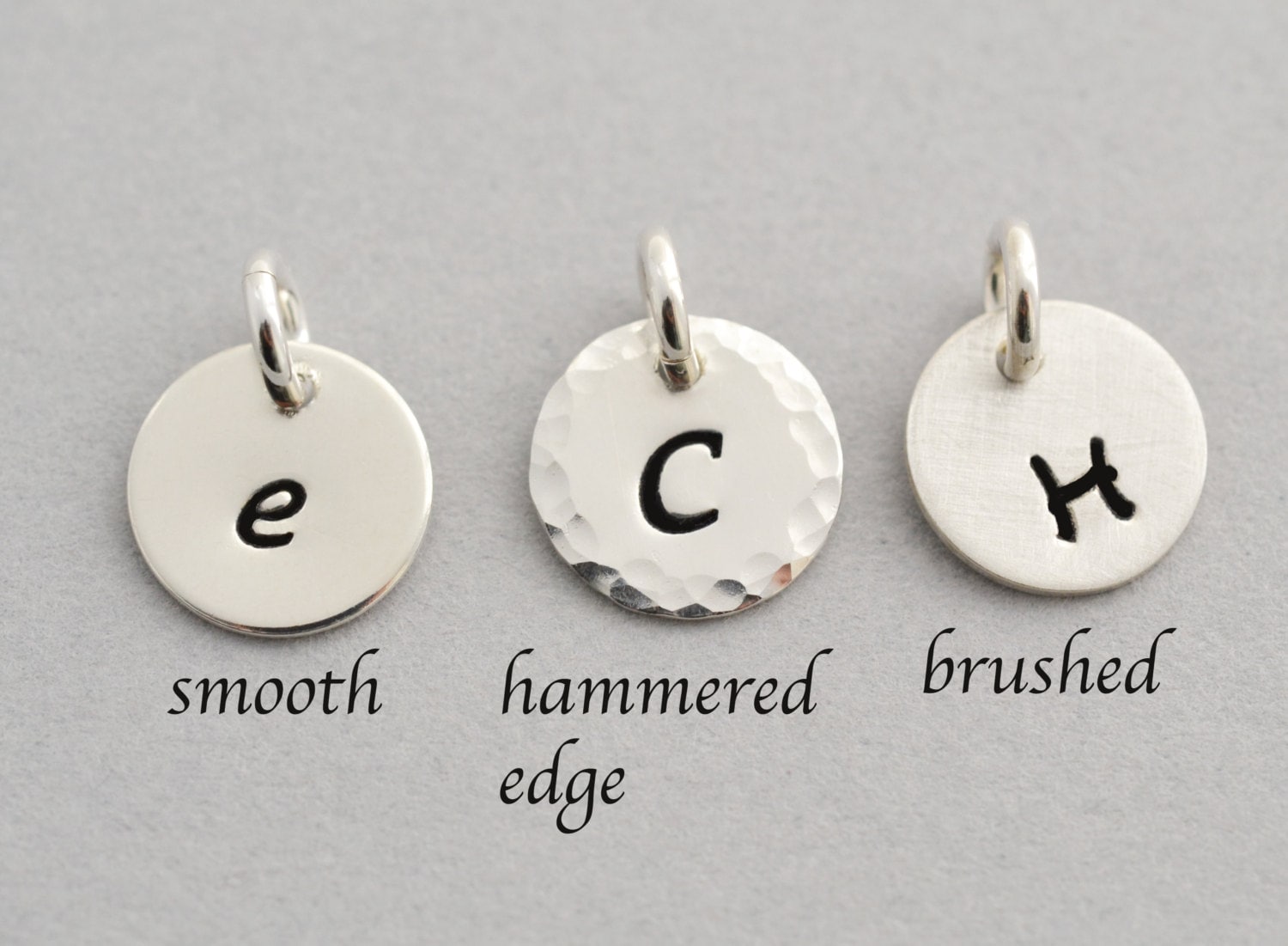 Add On Initial Charms, Charm, Personalisierte Initial, Sterling Silber | 0120C Add On Initial Charms, Charm, Personalisierte Initial, Sterling Silber | 0120C von OhSella