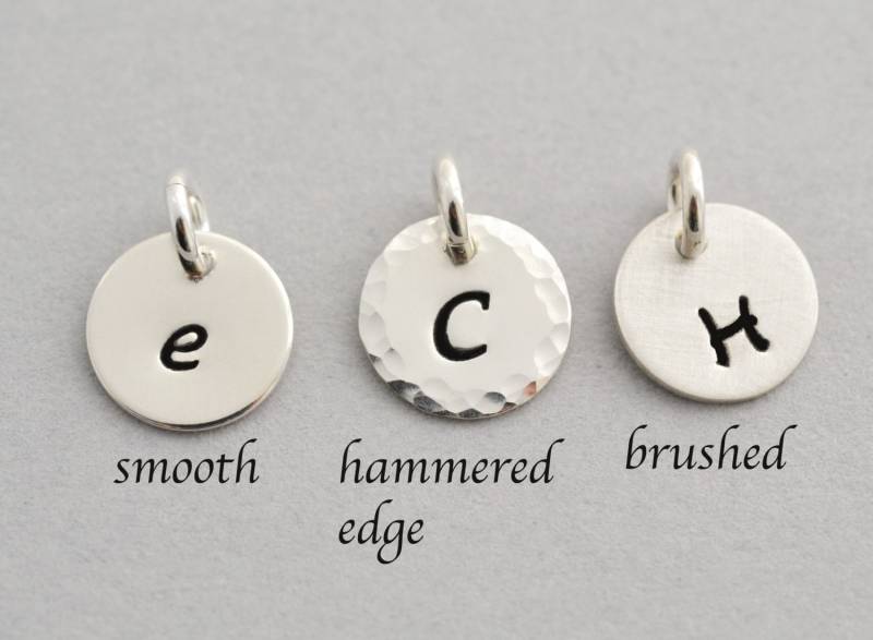 Add On Initial Charms, Charm, Personalisierte Initial, Sterling Silber | 0120C von OhSella