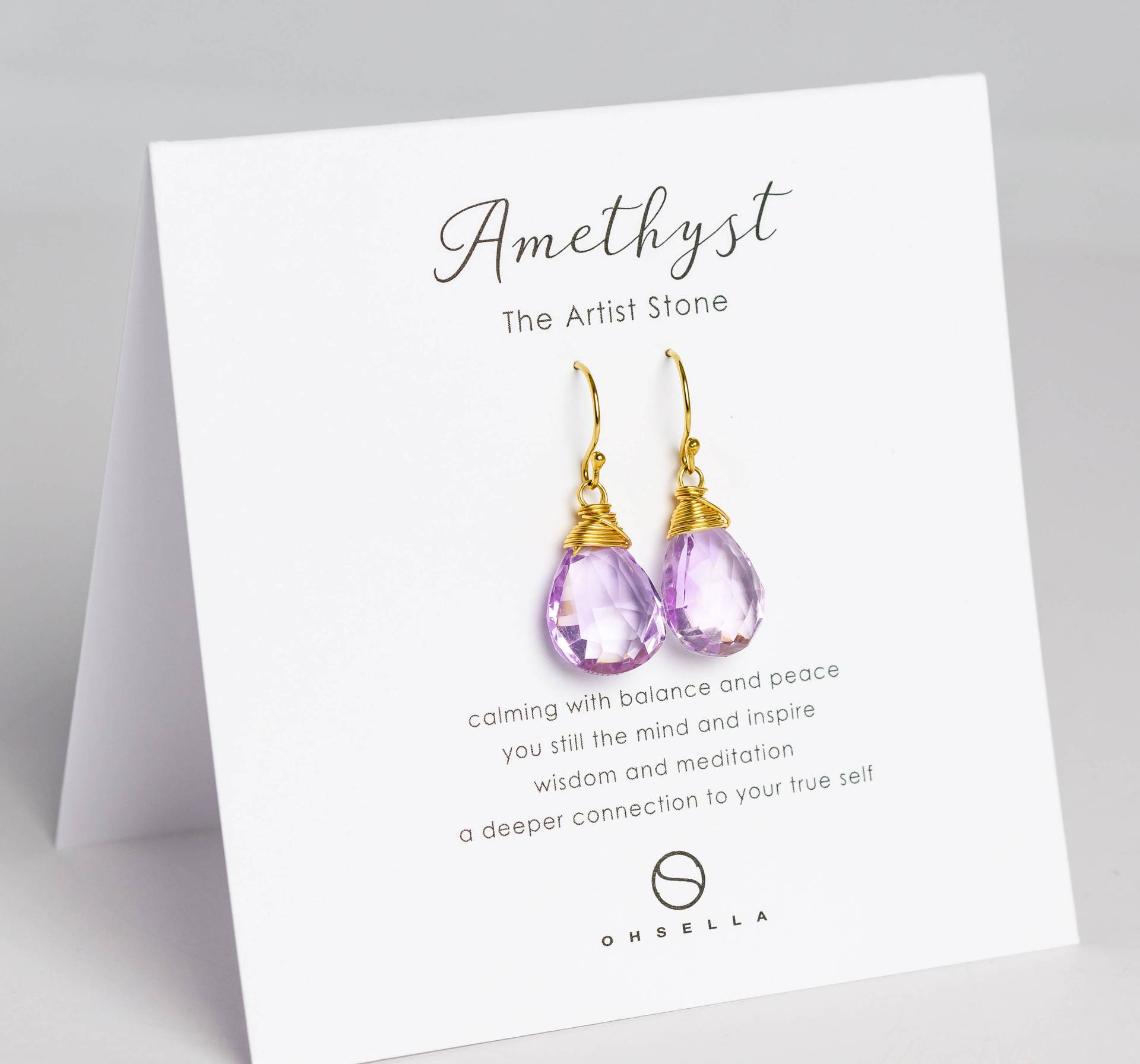 Amethyst Ohrringe, Brautjungfer Geschenk, Hochzeit, Februar Geburtsstein, Geburtsstein Halskette, Flieder Ohrringe | 0171E Amethyst Ohrringe, Brautjungfer Geschenk, Hochzeit, Februar Geburtsstein, Geburtsstein Halskette, Flieder Ohrringe | 0171E von OhSella