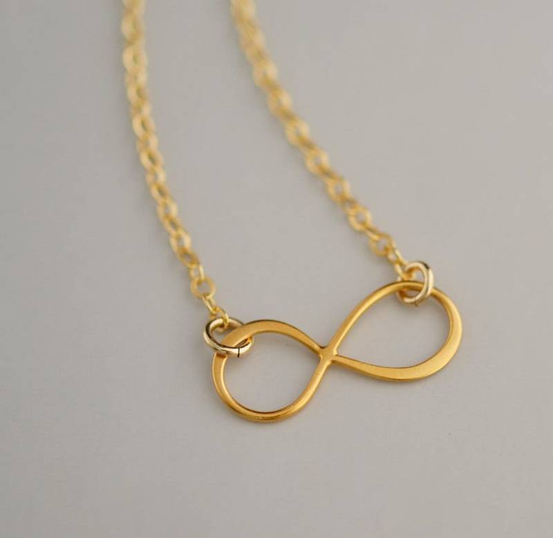 Infinity Kette, Gold Silber Infinity, Einfache Halskette, Brautjungfer Geschenk, Hochzeitsschmuck 0152N Infinity Kette, Gold Silber Infinity, Einfache Halskette, Brautjungfer Geschenk, Hochzeitsschmuck 0152N von OhSella
