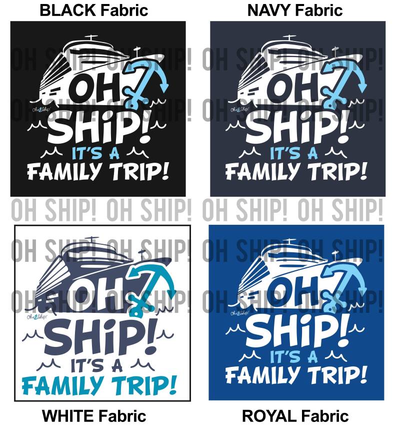 Passende Familienkreuzfahrt-Shirts, Familienkreuzfahrt-T-Shirts, Oh Schiff, Es Ist Eine Familienreise, Kreuzfahrt-Hemden, Schiff-Hemden von OhShipCruiseWear