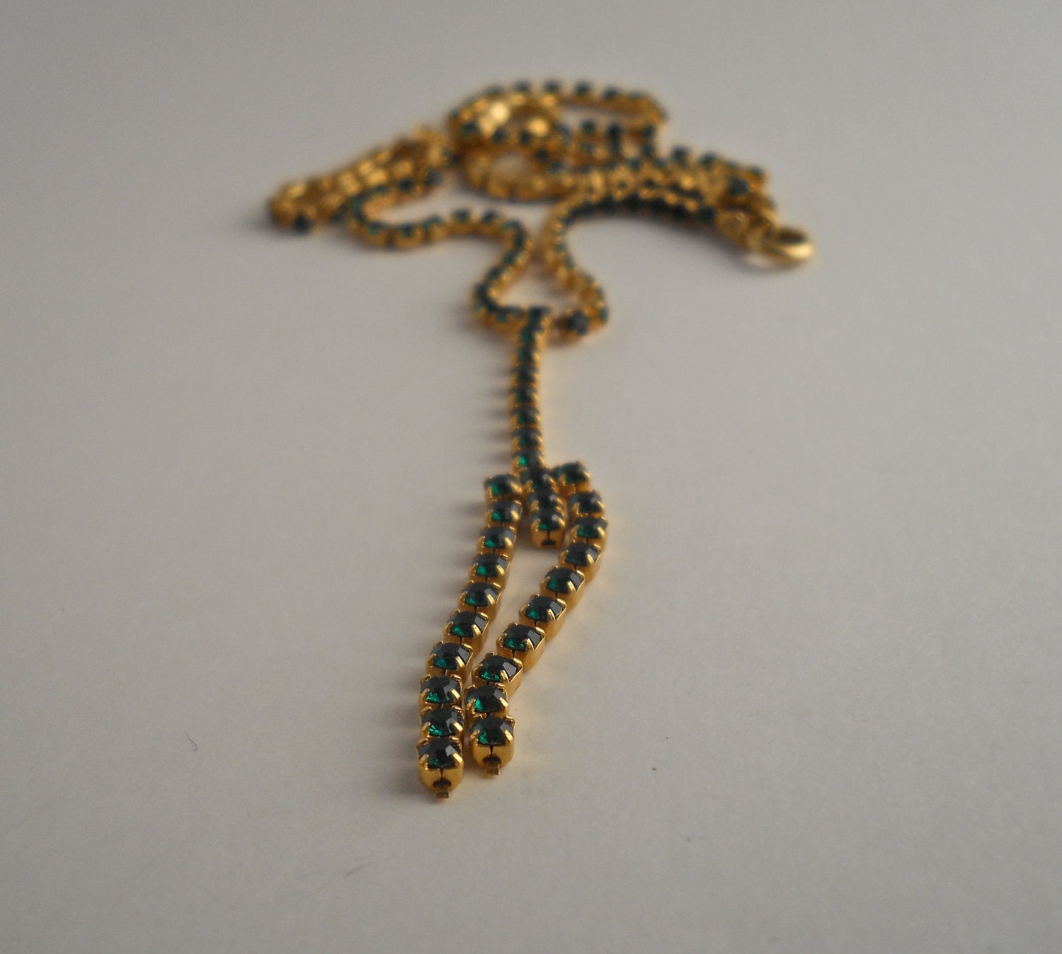 Grünen Strass Collier-Stift-Set von OhVera