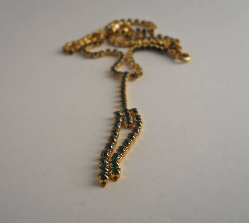 Grünen Strass Collier-Stift-Set von OhVera