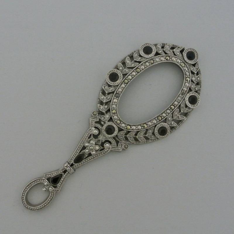 Markasit Und Schwarzem Glas Anhänger Markasit Und Schwarzem Glas Anhänger von OhVera