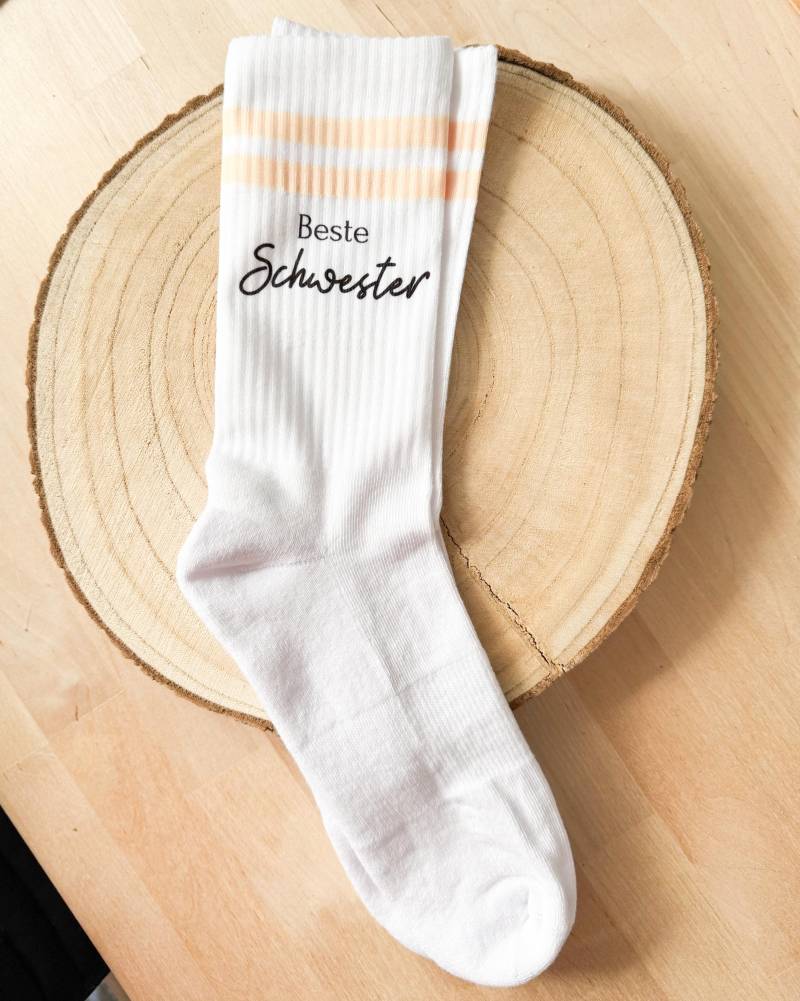 Socken Statment | Personalisiert Tennissocken Personalisierte Geschenkidee Wunschtext von OhWunderwerk