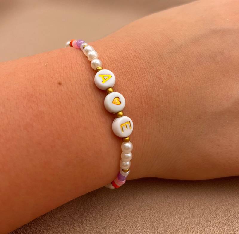 Buchstaben Armband Personalisiert, Partnerarmband, Geschenk Für Sie, Ihn Buchstaben Armband Personalisiert, Partnerarmband, Geschenk Für Sie, Ihn von OhanaTheBrand