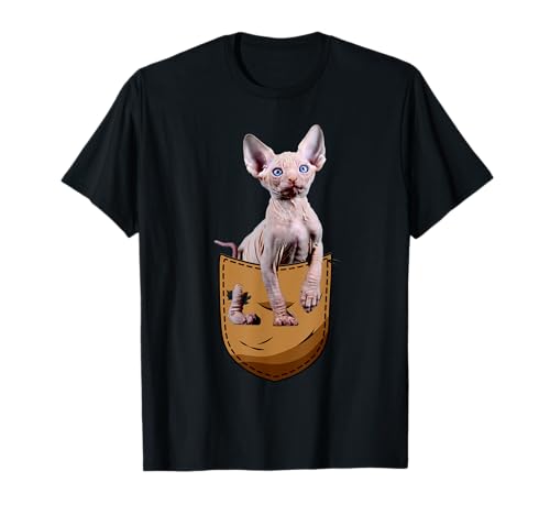 Lustige Sphynx in der Tasche Sphynx Katzenliebhaber Besitzer Jungen Mädchen T-Shirt Lustige Sphynx in der Tasche Sphynx Katzenliebhaber Besitzer Jungen Mädchen T-Shirt von Ohia Sphynx Cat In The Pocket Sphynx Lovers Owners