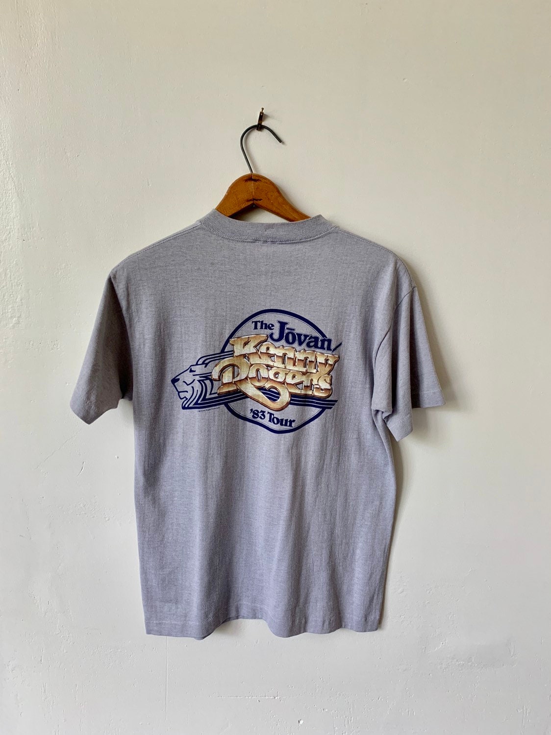 1983 Kenny Rogers The Jovan 1980Er 80Er Jahre Vintage Tour T-Shirt von Ohluluvintage