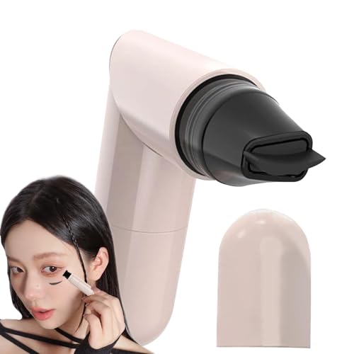 Eyelinerstempel,IntegrierterrotierenderEyeliner-Stempel-Stift,doppelköpfiger Flüssiger Eyeliner-Stift Mit Wischschutz, Wasserfester Ganztägiger Liner Makeup Winged Eyeliner-B von Ohphnt