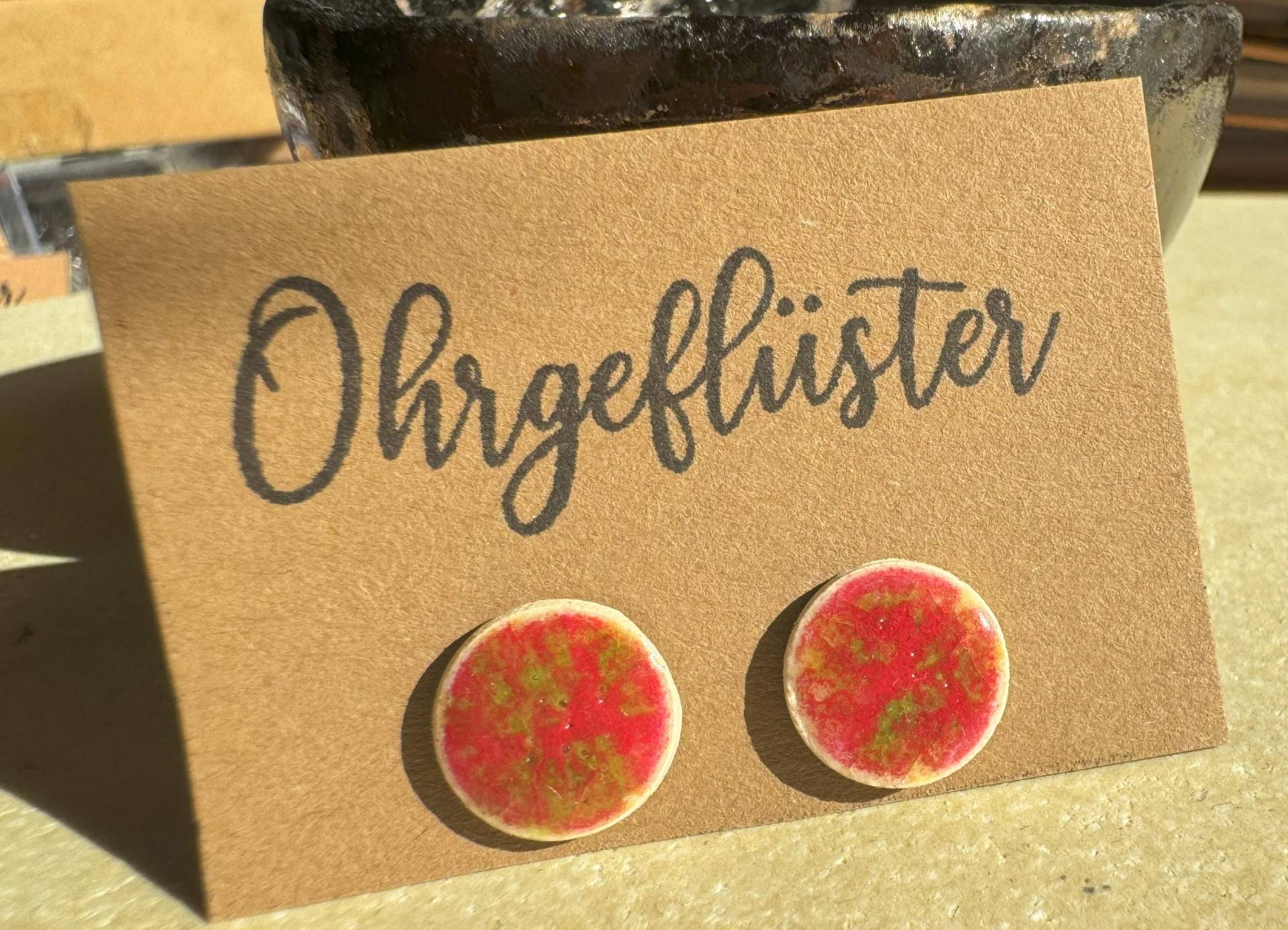 Keramik Ohrstecker Noel Keramik Ohrstecker Noel von Ohrgefluester