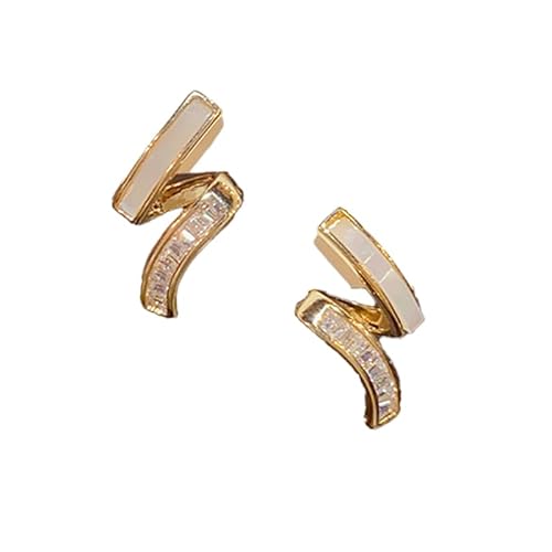 TWIRL DAMEN-OHRSTECKER – 14 K VERGOLDET, SPIRAL-DESIGN, 925 STERLING-SILBER-STECKER, HYPOALLERGEN & NICKELFREI von Ohrlala