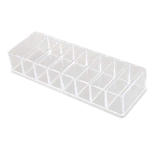 Ohulelks Klar Acryl Make-Up Veranstalter Kosmetische Aufbewahrungs Box Make-Up Puder Box Desktop Frauen Lippenstift Halter Organizador Maquillaje Groß von Ohulelks