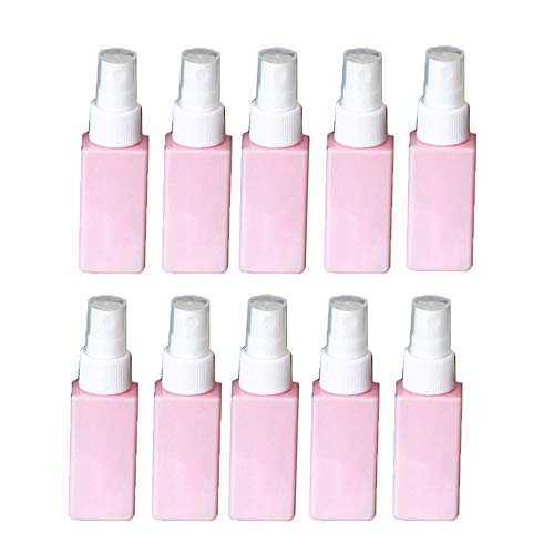 Ohulelks Leere Flasche 10 StüCk Frauen Kunststoff 30ML Leere Kosmetik BehäLter ROSA ParfüM SprüH Flaschen für Unterwegs von Ohulelks