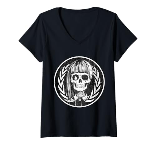 Damen Traditioneller Oi Skinhead Punk-Rock T-Shirt mit V-Ausschnitt Damen Traditioneller Oi Skinhead Punk-Rock T-Shirt mit V-Ausschnitt von Oi! SHOP