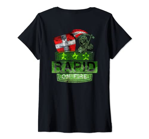 Damen Oide Schleich di Rapid spült I Funny T-Shirt mit V-Ausschnitt von Oide Schleich di Rapid spült I Funny Shirt