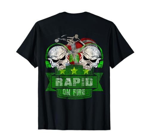 Rapid on Fire I Herren und Damen Shirt T-Shirt von Oide Schleich di Rapid spült I Funny Shirt