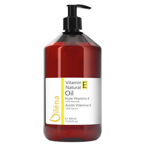Oïléna - Veganes Vitamin E-Öl (Tocopherol) 500ml | Anti-Aging Gesichtspflege | Make-up-Entferner | Pflege für Körper, Haare, Nägel | Hilft bei Haarausfall von Oïléna