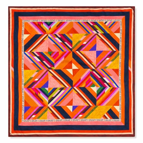 Oilily Ahappytrack Square Woven Scarf Happytrack Cherry Tomato von Oilily