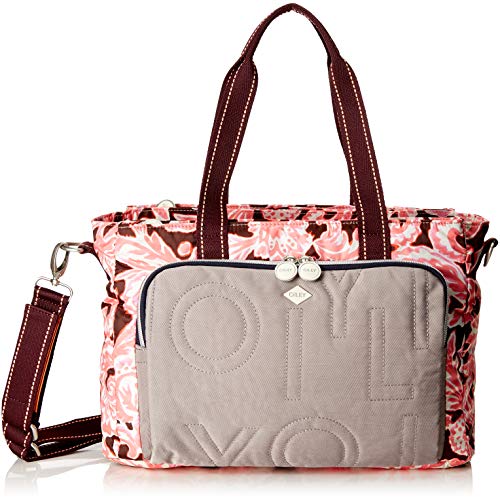 Oilily Damen Charm Diaperbag Mhz Rucksackhandtasche Pink (Rose) von Oilily