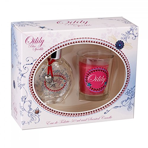 Oilily Damendüfte Blue Sparkle Geschenkset Eau de Toilette Spray 50 ml + Duftkerze 1 Stk. von Oilily