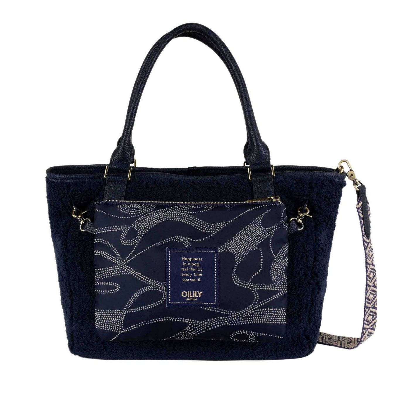 Oilily Handtasche Haki Handbag Night Sky Dotty Dance von Oilily