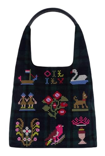 Oilily Handtasche Umhängetasche Hendrikje Hobo Bag Night Sky dunkelblau von Oilily