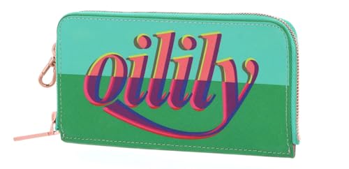 Oilily Logo Mania Card Zip Wallet L Mint Leaf Oilily Logo Mania Card Zip Wallet L Mint Leaf von Oilily