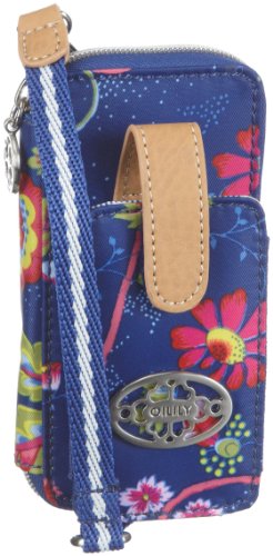 Oilily Mobile Phone Holder OCB1126-5000, Damen, Reisetaschen, Blau (Blue / White), 8 x 4.5 x 13.5 cm (B x H x T) von Oilily